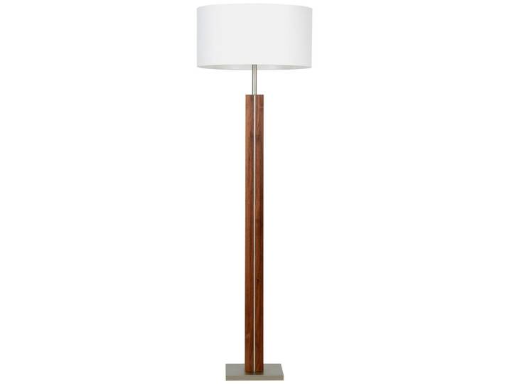 Herzblut Stehleuchte, Dunkelbraun, Nussbaum, 160 cm, Kippschalter, mit Schalter, Lampen & Leuchten, Innenbeleuchtung, Stehlampen, Stehlampen