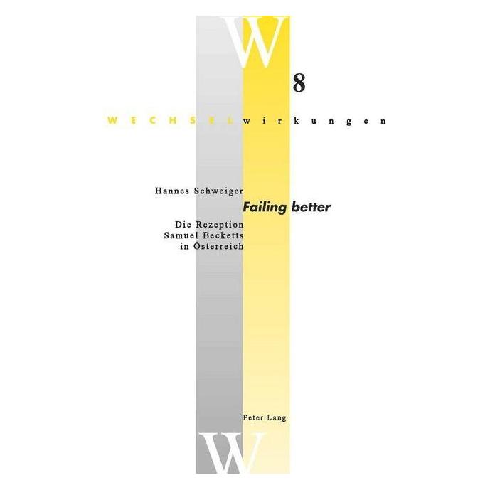 Peter Lang 'Failing better' (Deutsch, Softcover, Hannes Schweiger) (56028276)