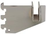 "Econoco - SLT/3 - 3"" Chrome Hangrail Bracket to Hold Rectangular Tubing For Heavy Duty Line Slots Sold in Pack of 25"