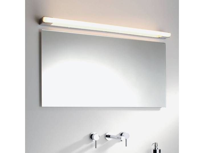 Decor Walther Wandleuchte Omega 200, dimmbar, chrom / silber, für Schlafzimmer, Messing, Modern