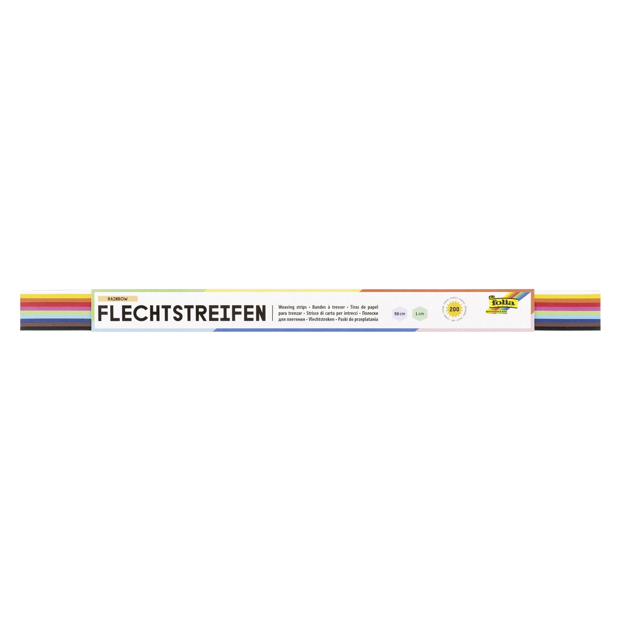Folia Flechtblätter aus Tonzeichenpapier (130 g/m², 200x) (70210)