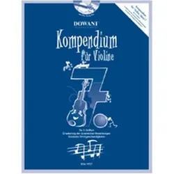 Kompendium für Violine Band 7 (+CD) für 2 Violinen (Schüler und Lehrer), Schulbücher