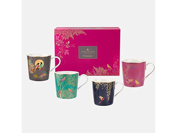 Sara Miller London Portmeirion Chelsea Tassen-Set in Geschenkbox