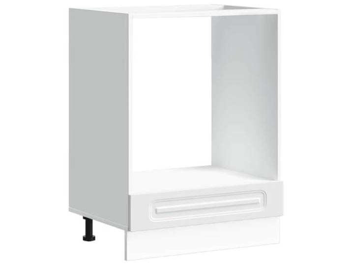 HKTMGDNG Herdumbauschrank Küchenunterschrank Weiß 60x46x81,5 cm Höhenverstellbare Füße sorgen für flexiblen Stand im Küchenraum. Bietet praktischen Stauraum für Töpfe und Teller.