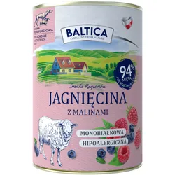 BALTICA Lammfleisch mit Himbeeren 400g Monoprotein getreidefrei