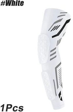 Uplifted Finds Sports Padded Compression Arm Sleeve white xl