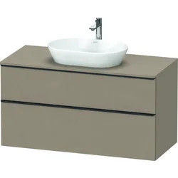 Duravit Waschtischunterschrank wandhängend „D-Neo“ 120 × 66,4 × 55 cm Leinen