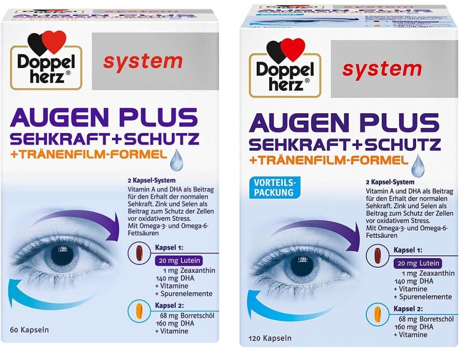 Doppelherz Augen Plus Sehkraft+schutz System Kapseln