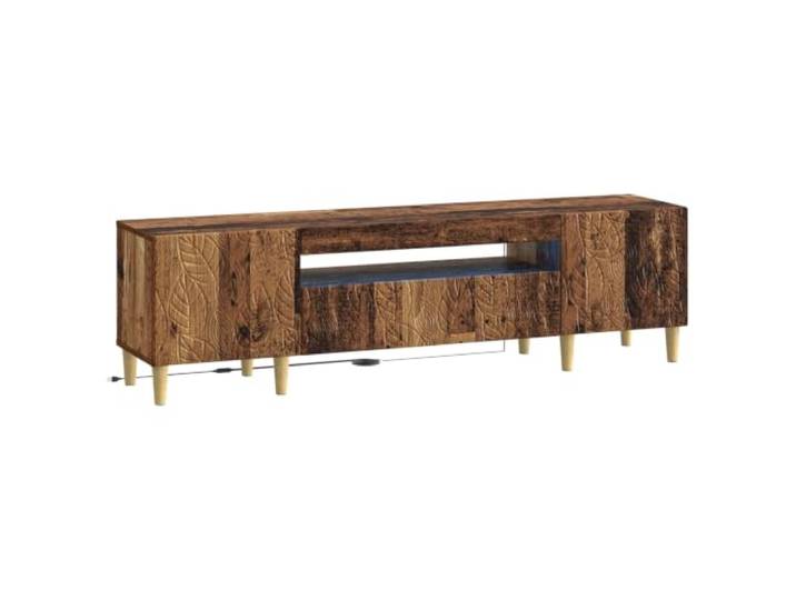 TV-Möbel aus Holz, Farbe Holz, modernes Design Gewicht: 25,4 kg, moderner Stil, nur für den Innenbereich, großer Stauraum, umkehrbare Tür