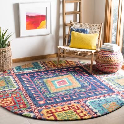 SAFAVIEH Handmade Aspen Kira Boho Tribal Wool Rug