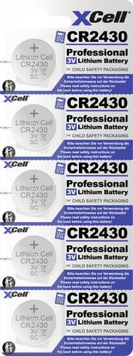 XCell Knopfzelle CR2430 3V 5 St. 290 Lithium