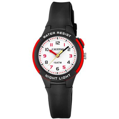 Quarzuhr CALYPSO WATCHES "Sweet Time", schwarz, Armbanduhren, Kinder, Quarzuhr, Armbanduhr,Kinderuhr,Jungen,Geschenk,Schulanfang, bis 10bar wasserd.
