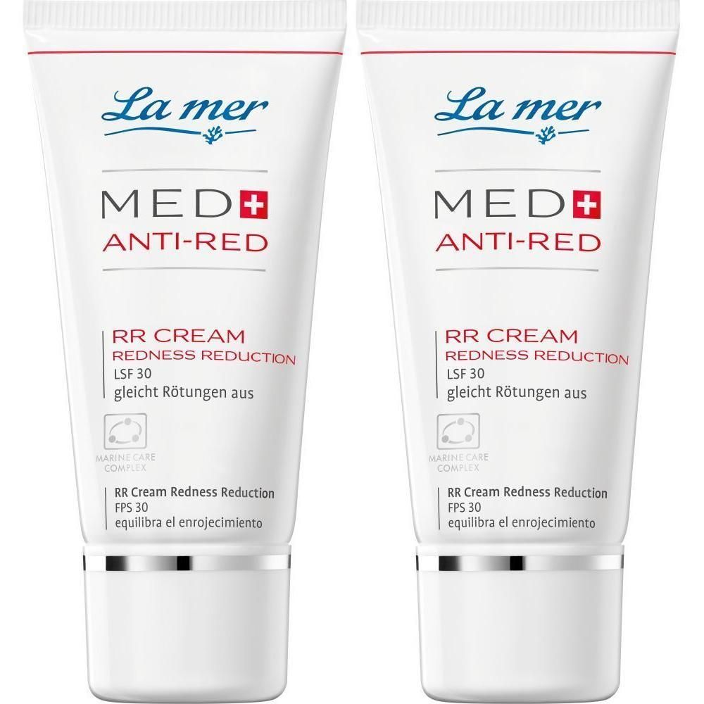 LA MER Med+ Anti-Red Couperose Creme o.Parfum 2x 2x50 ml