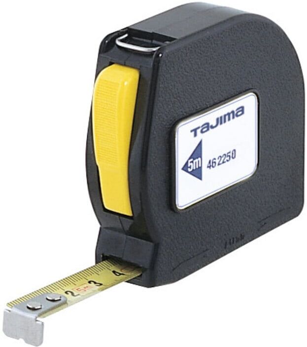 Tajima Rollbandmaß, mit automatischer Bandsperre, 5 m (TOP50MYHOF)