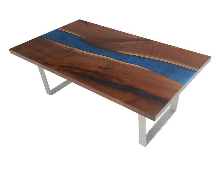 Xlmoebel Couchtisch Designer Beistelltisch aus Epoxidharz mit modernem Design (Couchtisch, 1-St., Couchtisch), Hergestellt in Europa