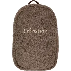 Kinderrucksack personalisierbar im Design "Kleiner Rucksack Braun" in verschiedenen Farben
