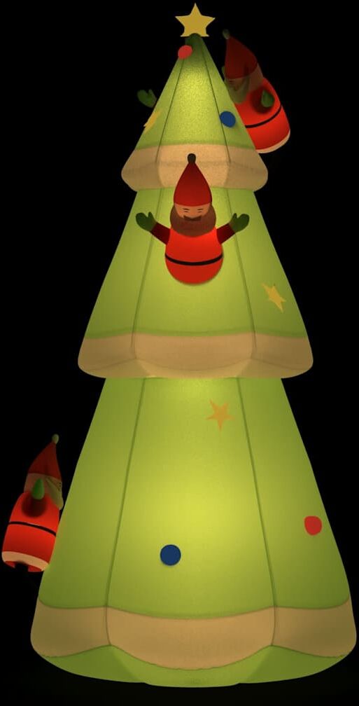 vidaXL Arbre de Noël gonflable avec LED 500 cm