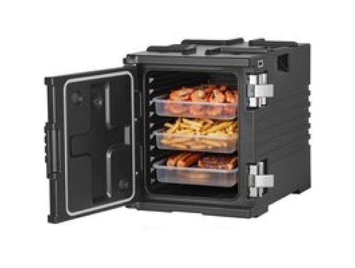 VEVOR Thermobox 75 L, Isolierbox zum Warmhalten und Kühlen, Warmhaltebox aus LLDPE 650 x 450 x 549 mm, Transportbox für Speisen und Getränke, Thermobehälter für Verschiedene Pfannengrößen (ohne)