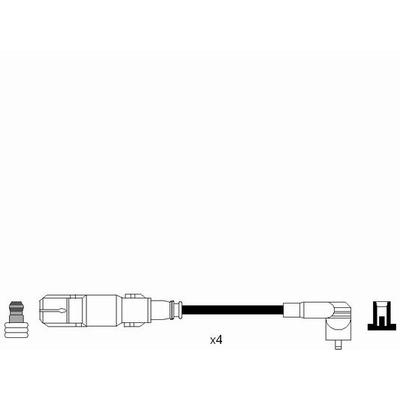 NGK Zündleitungssatz 7302