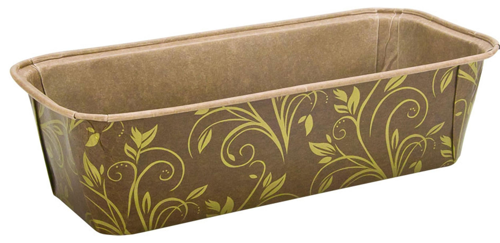 Dripio Papieren bakvorm voor brood, Bruin, B: 21,5 cm, D: 9 cm, H: 6 cm