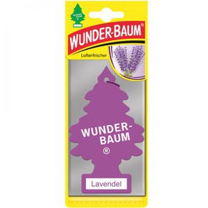 Wunderbaum Autoduft 134220, Lavendel, bis zu 7 Wochen, Duftbaum, Anhänger