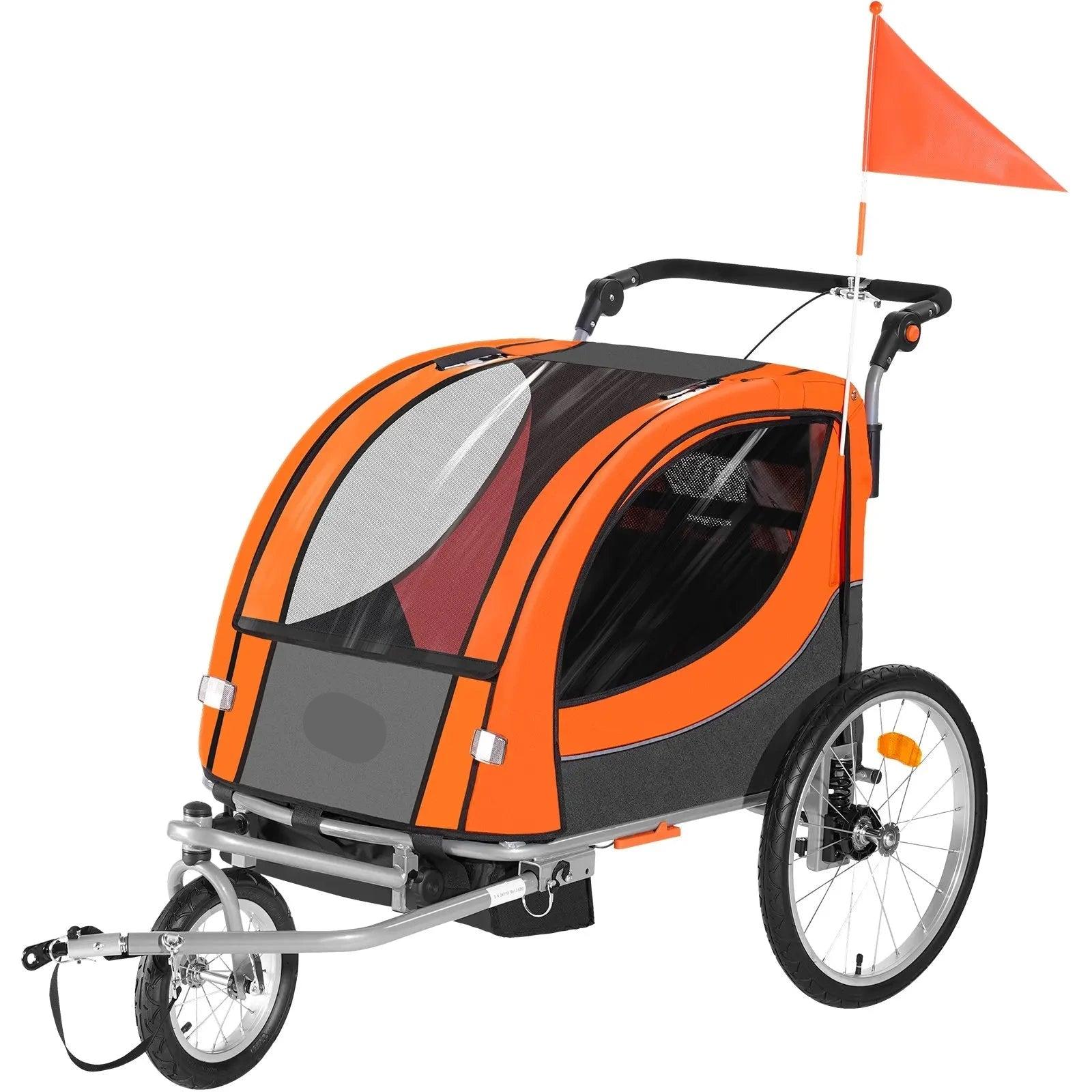 Fahrradanhänger - Fahrradanhänger - Anhänger für Fahrräder - Kinderfahrradanhänger - Kinderanhänger für Fahrräder - Klappbarer Kinderwagen