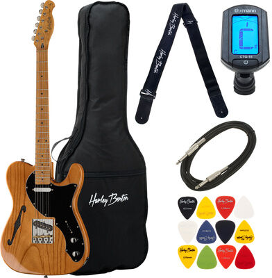 Harley Benton TE-69TL Hot Rod NT Roas Bundle Natur Hochglanz
