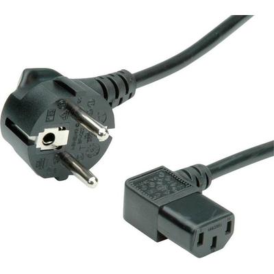 Value 19.99.1118 Strom Verbindungskabel Schwarz 1.80m