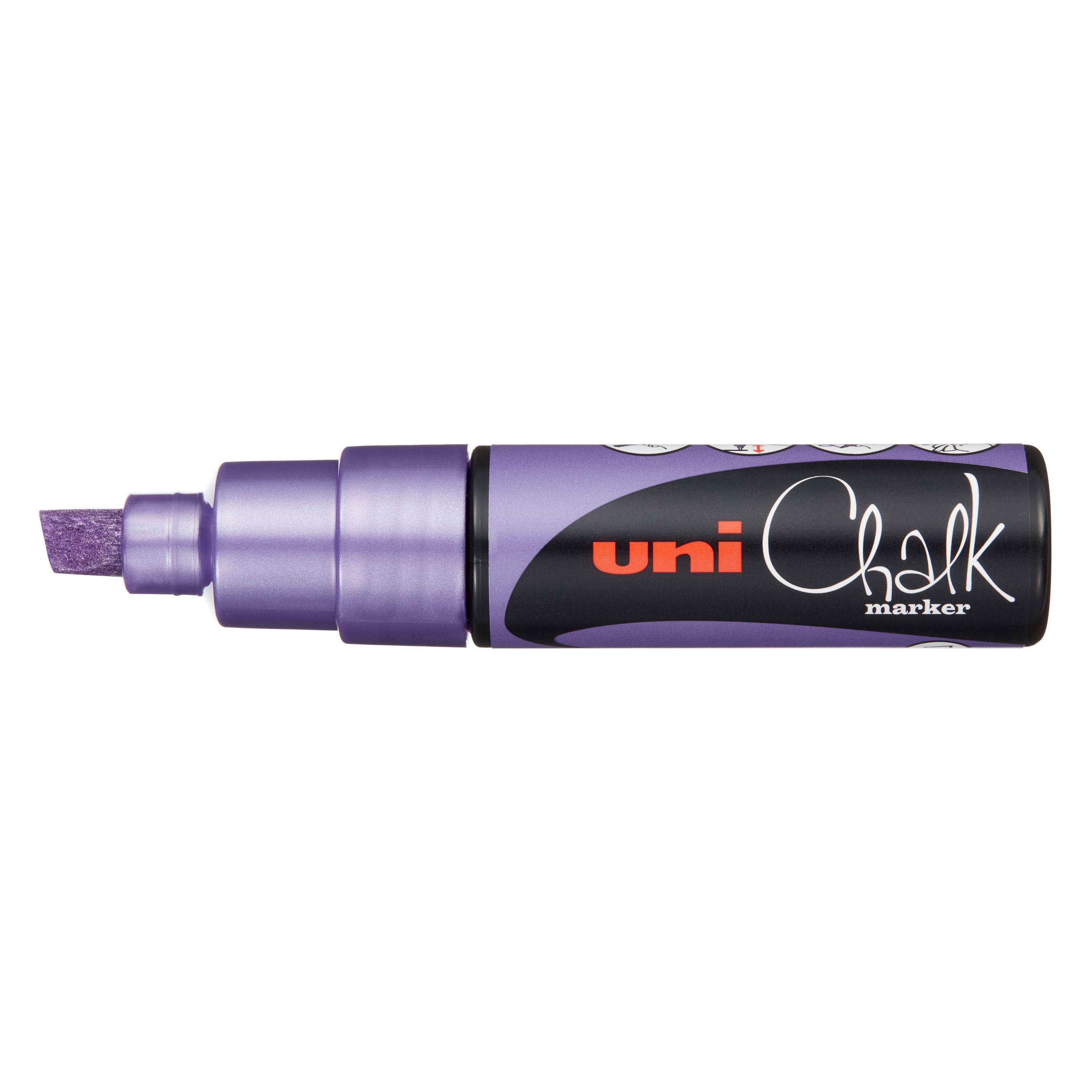 Uni-ball Kreidemarker uni CHALK 8 mm Metallic Violett (1x) (10.1.1269)