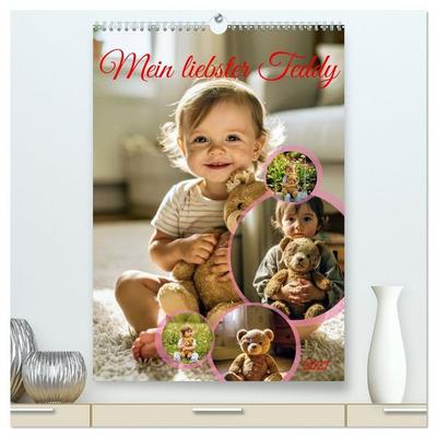 Mein liebster Teddy (hochwertiger Premium Wandkalender 2027 DIN A2 hoch), Kunstdruck in Hochglanz