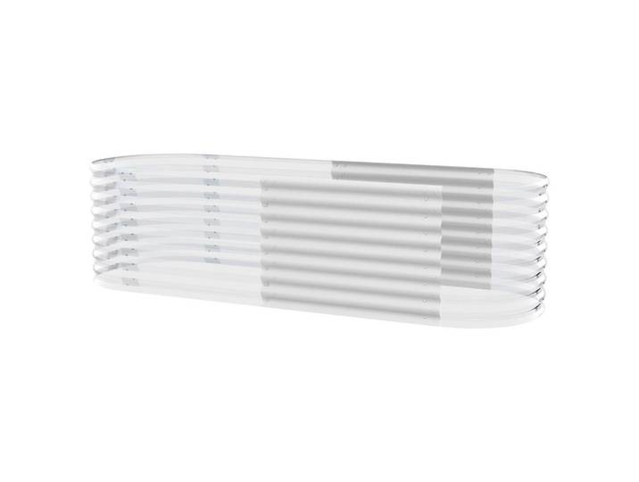 Hochbeet-Erweiterung Vita 630 80x63x80 cm, oval, Alufarben