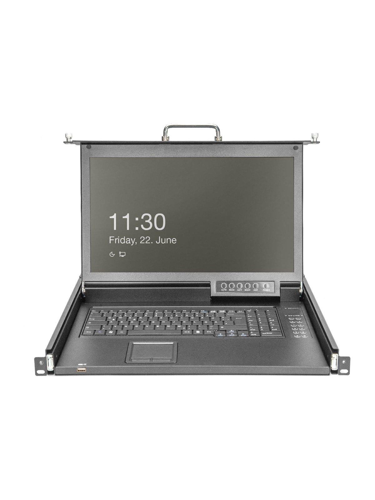 DIGITUS KVM console - Full HD (1080p) - 17"