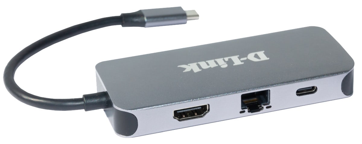 D-Link DUB-2335 6-in-1 USB-C-Hub mit HDMI/Gigabit-Ethernet/Ladefunktion