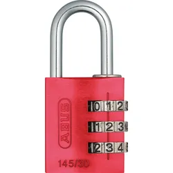 ABUS Vorhängeschloss ABUS 145/30, rot