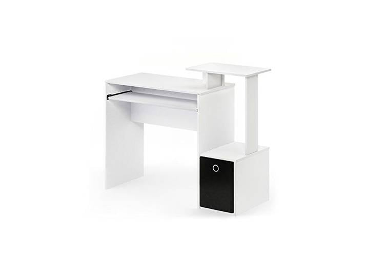 Bureau / Table Informatique - FURINNO - Econ - Compact - Plateau clavier coulissant - Rangement latéral