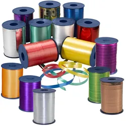 PRÄSENT Geschenkbänder 10 mm x 250 m silber
