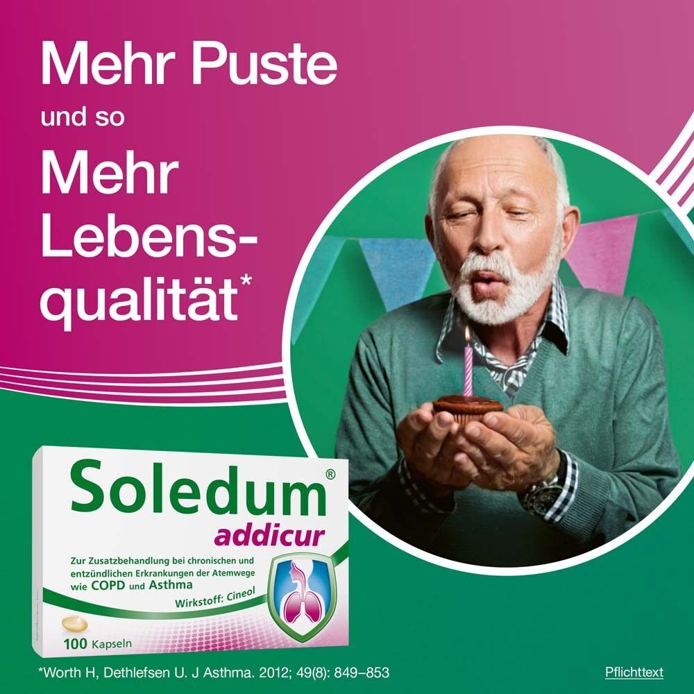 Soledum addicur 200 mg magensaftres.Weichkapseln 100 St magensaftresistente Weichkapseln