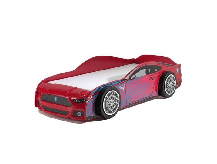 Lit Enfant  Panther Power  90x200cm Rouge