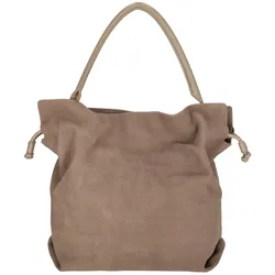 HEY MARLY Beuteltasche Cool Companion M Suede mocha - 38
