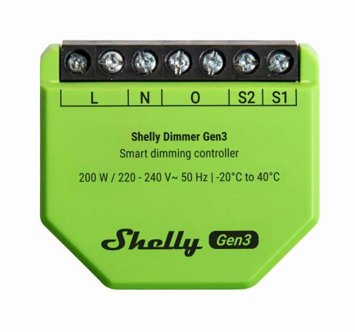 Shelly Dimmer Gen3· Relais LED Lichtcontroller Messfunktion Unterputz Shelly_Dimmer_Gen3