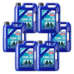 6x Motoröl LIQUI MOLY 25023 Marine 4T Motor Oil 10W-30Boot Schiff 5 Liter