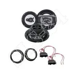 Crunch GTi62 Lautsprecher Einbauset 180 Watt für VW Passat 3B Polo 9N Bora Ri...