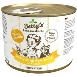 Bettys Landhausküche Katze Huhn pur | 6x 200g Nassfutter