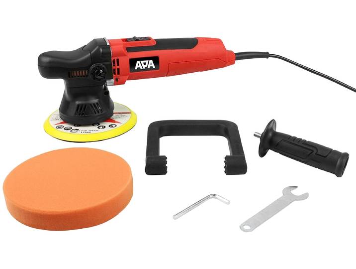 Poliermaschine APA Profi , rot (rot, schwarz), B:15cm H:12,7cm T:31,4cm, Poliermaschinen, Poliermaschine