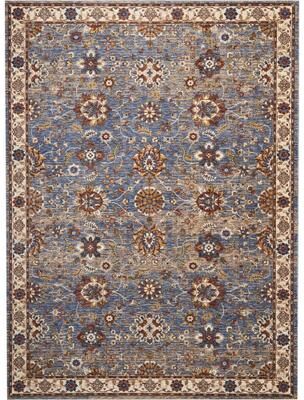 Nourison Reseda Traditional Floral Border Area Rug