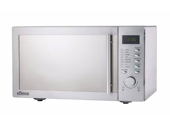 Koenig Combi B01104 Mikrowelle mit Grill – silber
