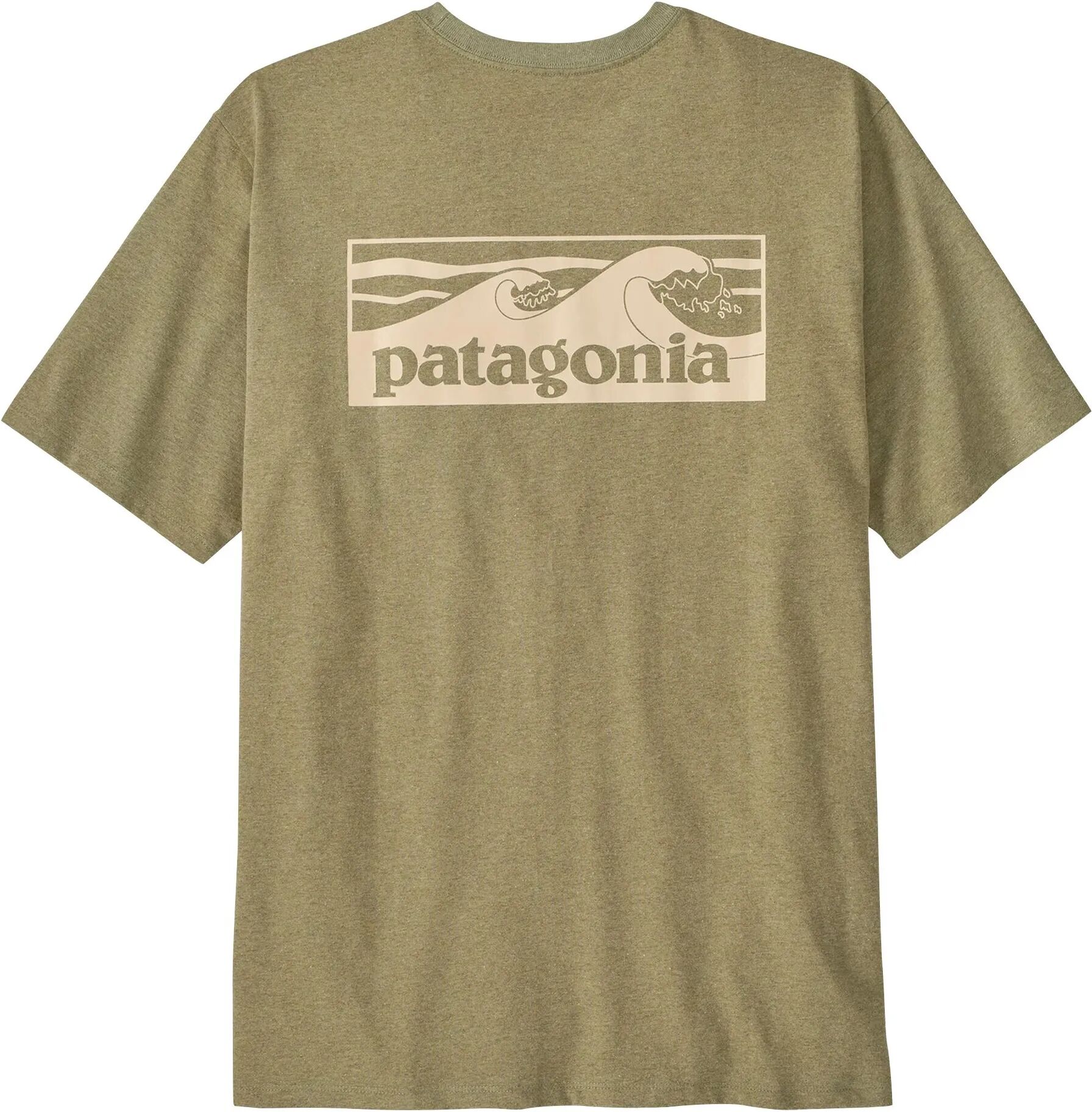 Patagonia T-shirt Logo Boardshot Khaki XS
