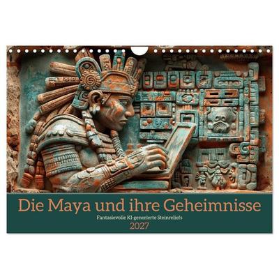Die Maya und ihre Geheimnisse (Wandkalender 2027 DIN A4 quer), CALVENDO Monatskalender