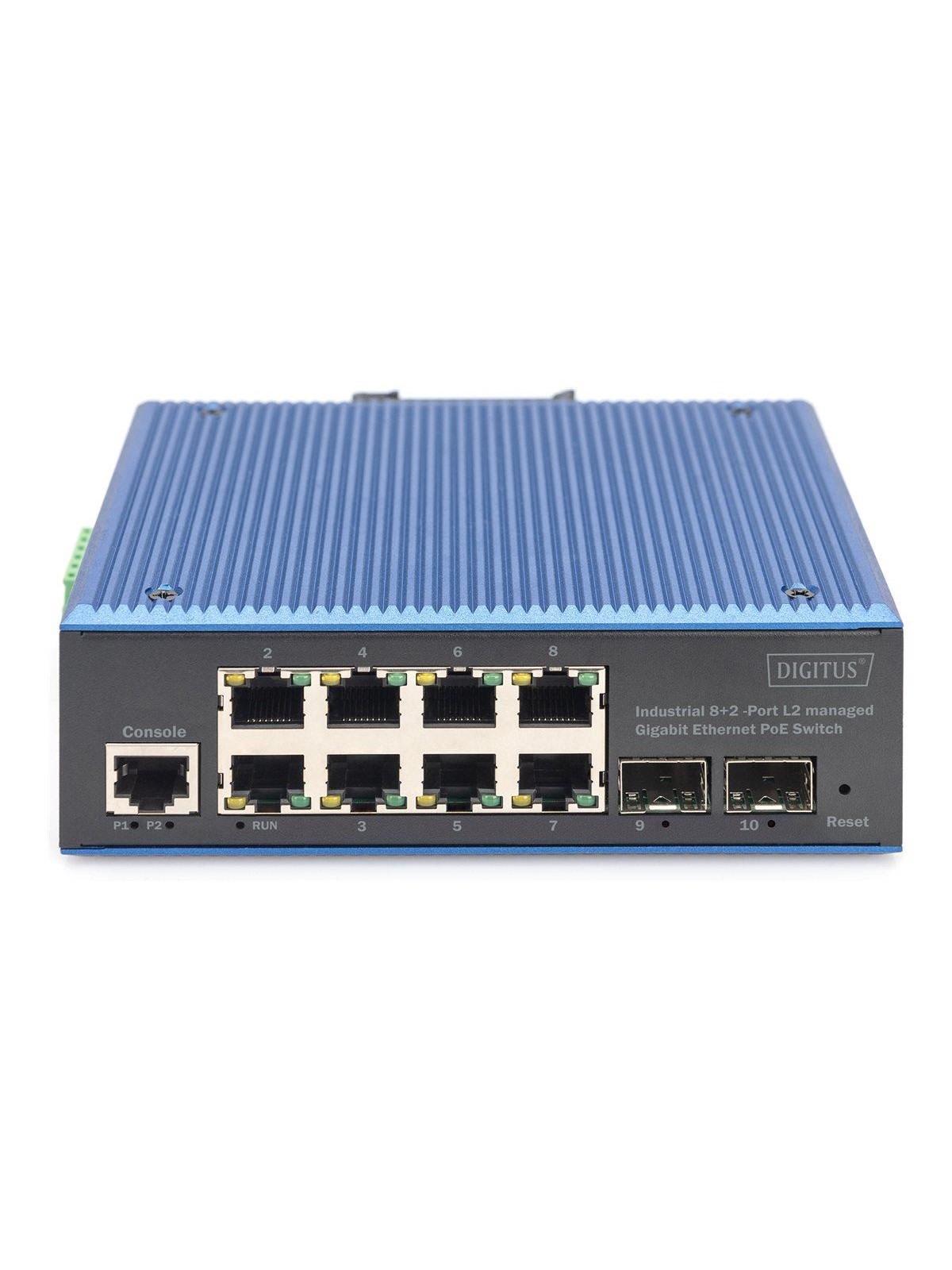 DIGITUS DN-651157 - switch - industrial L2 - 8 ports - Managed