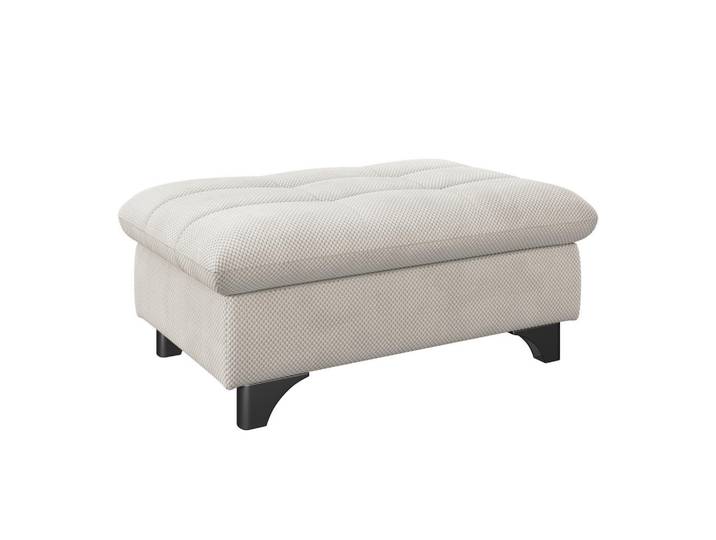 Livetastic Hocker, Creme, Metall, quadratisch, 108x46x108 cm, Stoffauswahl, Wohnzimmer, Hocker, Sitzhocker
